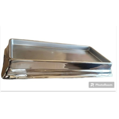 The Threadery™ Metal Tray in Chrome