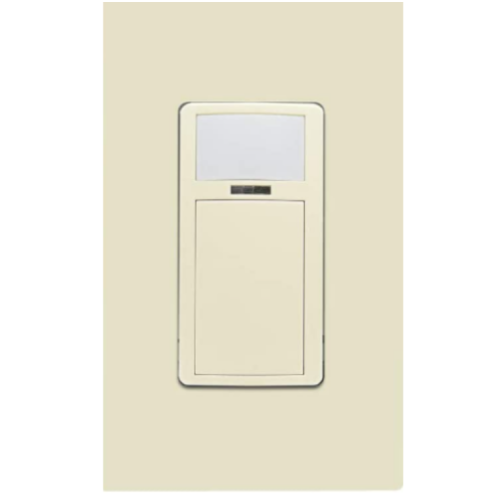 Leviton ODS15-IDI Smart Sensor, PIR, Wallbox Occupancy Sensor/Vacancy Sensor, App configurable, 120-277VAC, Commercial Grade, Ivory