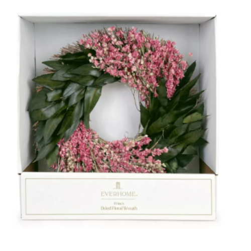 Everhome™ 19-Inch Dried Eucalyptus Willow Floral Wreath