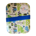 All Boxed Up Eco Friendly Lunch Box - Blue/Green Elephants Sahara Desert