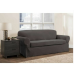 Zenna Home SmartFit Stretch Loveseat Slipcover - 2 Piece, Gray, Sure Fit Cover