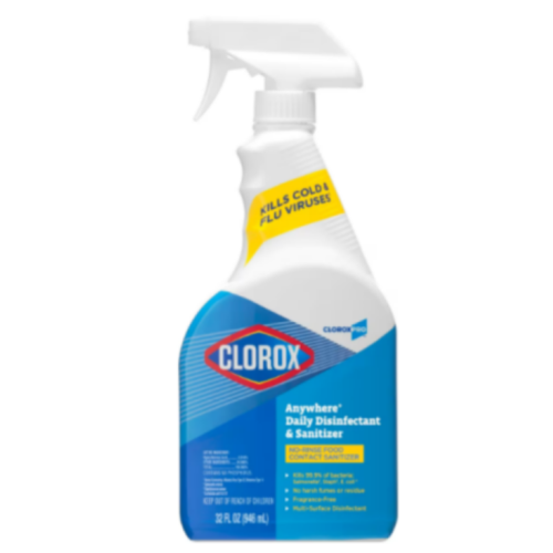 CloroxPro Anywhere Daily Disinfectant and Sanitizer, 32 fl. oz.