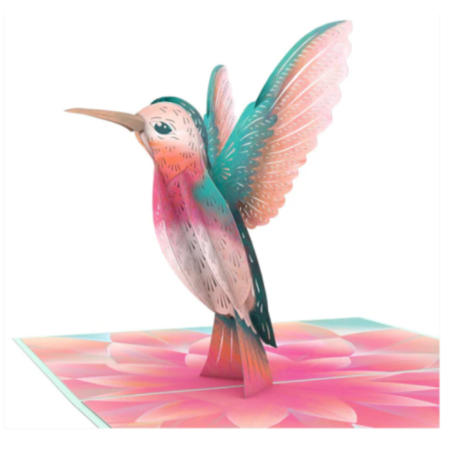 Lovely Hummingbird Pop-Up Card