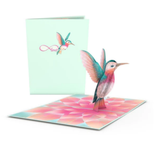 Lovely Hummingbird Pop-Up Card