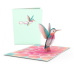 Lovely Hummingbird Pop-Up Card