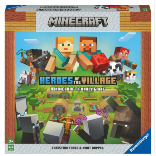 Ravensburger Minecraft Heroes of The Village Board Game for Kids Age 6 Years Up - 2 to 4 Players