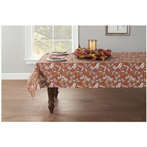 Autumn Foliage 60-Inch x 144-Inch Oblong Tablecloth