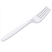 Dixie Plastic Cutlery, Heavy Mediumweight Fork, 100-Pieces/Box