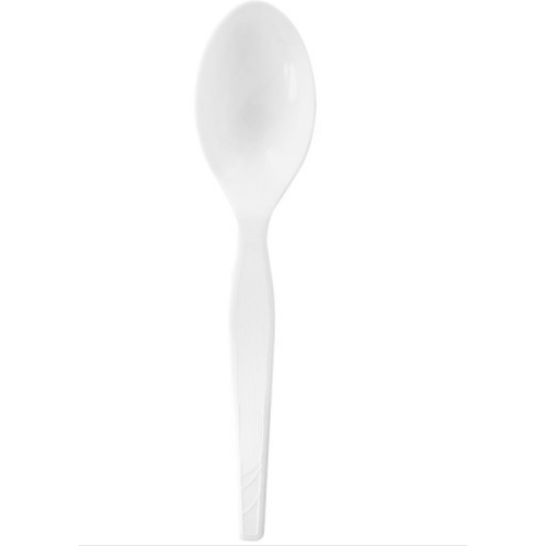 Dixie Dixie Medium-weight Disposable Teaspoon Grab-N-Go by GP Pro - 100/Box - Teaspoon - 100 x Teaspoon - Plastic - White