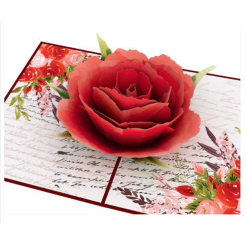 Love Rose Bloom Pop-Up Card Lovepop