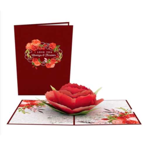 Love Rose Bloom Pop-Up Card Lovepop