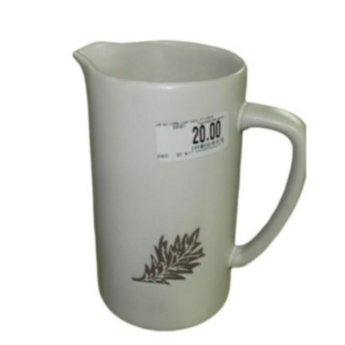 Bee & Willow™ Autumn Leaf Pitcher in White/Grey