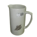 Bee & Willow™ Autumn Leaf Pitcher in White/Grey