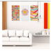 Wild Sage™ Geometric Sun 15-Inch x 30-Inch Canvas Wall Art (Set of 3)