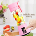 Portable Blender Smoothies Personal Blender Mini Shakes Juicer Cup USB Rechargeable. (Pink)