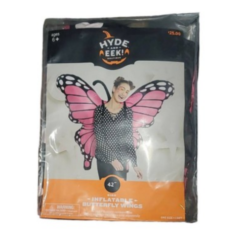 Hyde And Eek! Inflatable Butterfly Wings 42” Costume Halloween New