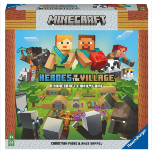 Ravensburger Minecraft Heroes of The Village Board Game for Kids Age 6 Years Up - 2 to 4 Players