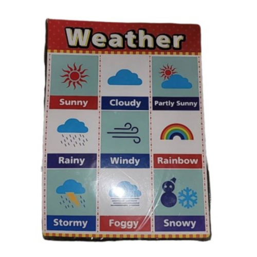 Educational Preschool Posters for Toddlers and Kids Perfect for Children Preschool & Kindergarten Classrooms Teach Alphabet Letters Numbers Weather Days of the Week Emotions Month of the Year and More