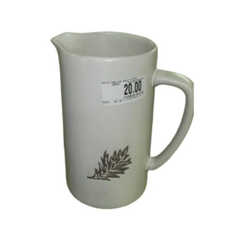 Bee & Willow™ Autumn Leaf Pitcher in White/Grey