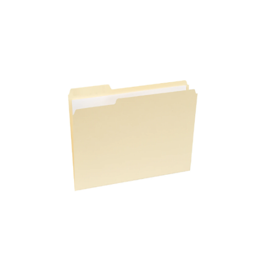 Office Depot® Brand File Folders, 1/3 Cut, Letter Size, 30% Recycled, Manila, Pack Of 100 Folders