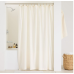 THREADERY Crinkle Linen Cotton Shower Curtain 72in x 72in