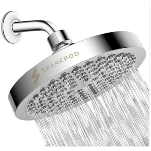 6” Shower Head High Pressure Rain Luxury Modern Chrome Look