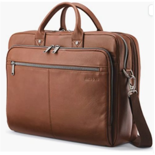 Samsonite Classic Leather Toploader Briefcase