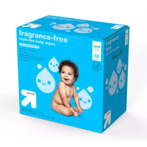 Fragrance-Free Baby Wipes- up & up™ (12Pack /1200ct)