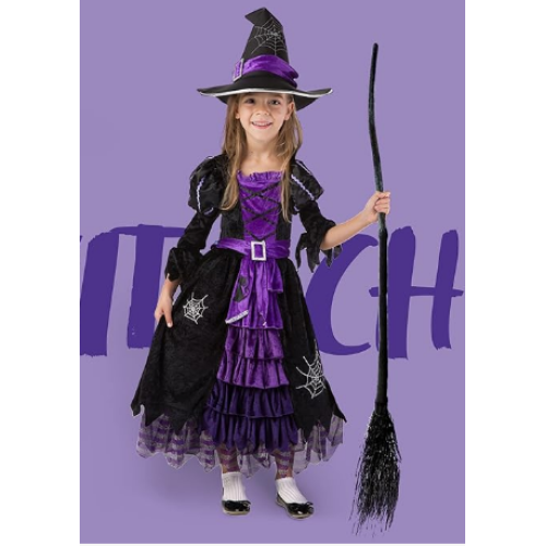 Spooktacular Creations Fairytale Witch Cute Witch Costume Deluxe