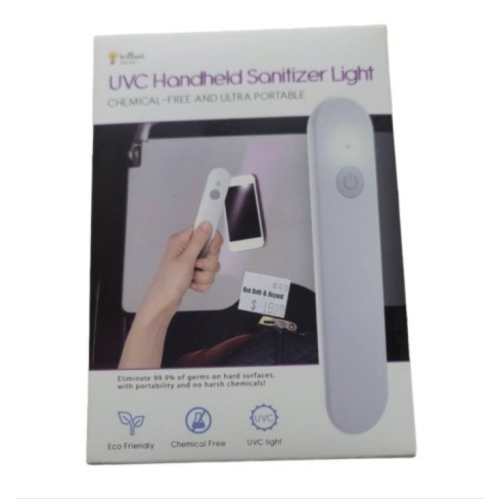 UVC Handheld Sanitizer Light, 4 AAA Batteries Ultra Portable Chem-Free, NIB