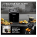 Nuwave Brio 8-Qt Air Fryer, Powerful 1800W, Easy-to-Read Cool White Display, 50°-400°F Temp Controls, 100 Pre-Programmed Presets & 50 Memory Slots, Integrated Smart Thermometer, Linear T Technology