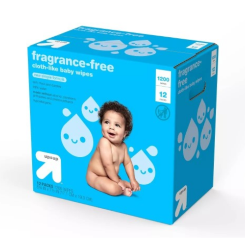 Fragrance-Free Baby Wipes- up & up™ (12Pack /1200ct)