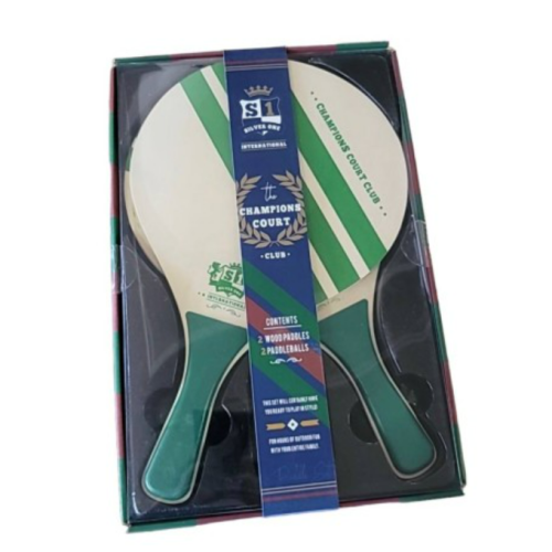 Champions Court Club Wooden Paddlev