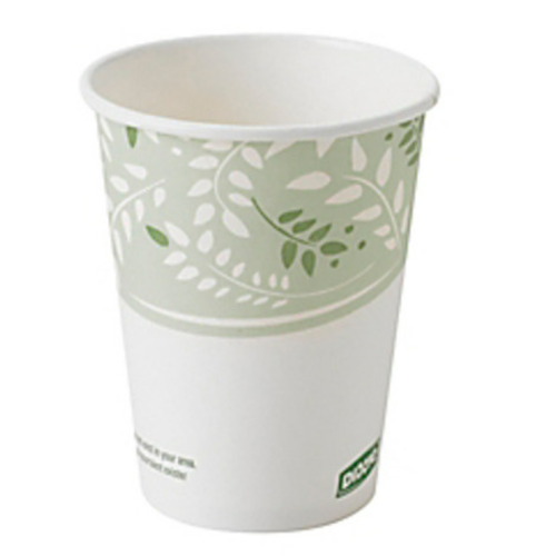 Dixie EcoSmart Hot Cups, Paper PLA Lining, Viridian, 8oz, 50/Pack