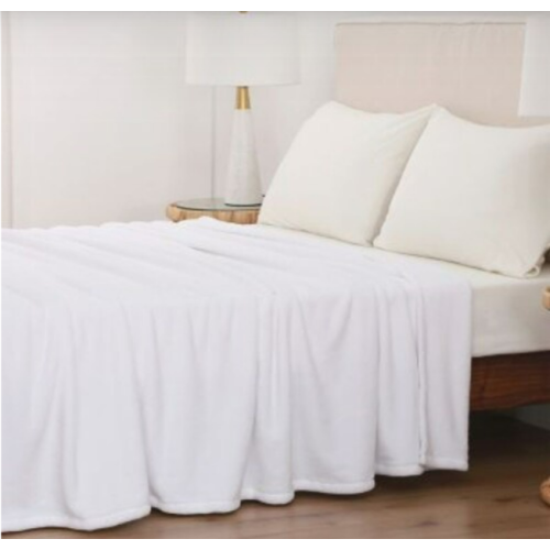 Nestwell™ Supreme Softness Plush Twin Blanket in Bright White 