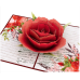 Lovepop Love Rose Bloom Pop-Up Card