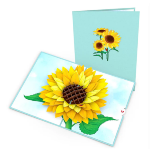 Lovepop Sunflower Bloom Pop-Up Card