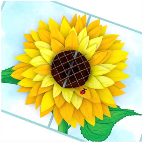 Lovepop Sunflower Bloom Pop-Up Card