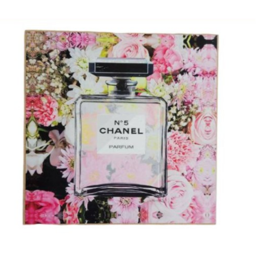 PARIS CHANEL NO 5 PERFUME BOTTLE FRAMED WALL ART