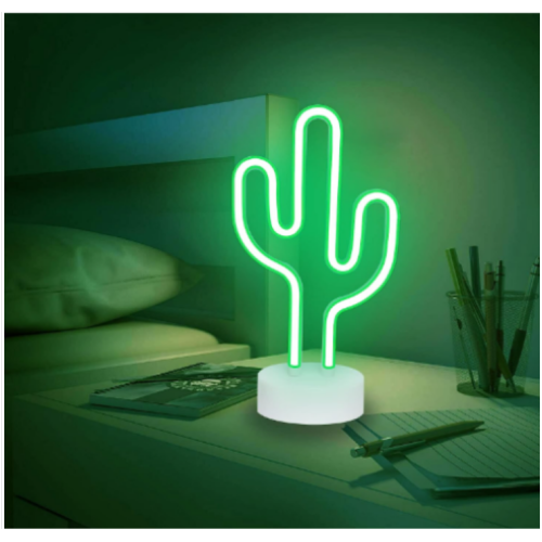 LED Cactus Neon Signs Green Cactus Light