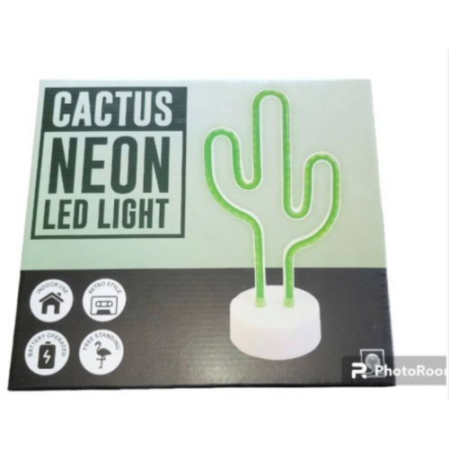 LED Cactus Neon Signs Green Cactus Light