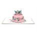 LOVEPOP Floral Birthday Cake Pop-Up Card