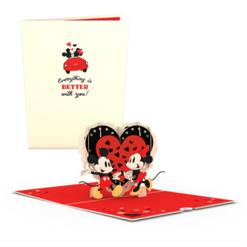 LOVEPOP Disney's Mickey & Minnie Everything is Better with You Pop-Up Card