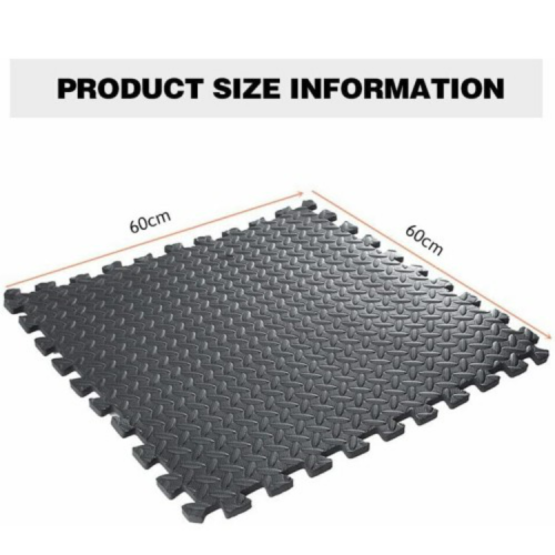 Eva Gym Interlocking Floor Mats Soft Foam Mat Yoga Tiles 60x60cm Gym & Training, Weight Lifting, Yoga Mats