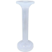 Everhome™ 9.5" White Glass Candle Holder