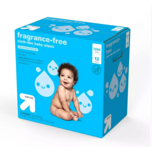 Fragrance-Free Baby Wipes- up & up™ (12Pack /1200ct)