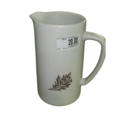 Bee & Willow™ Autumn Leaf Pitcher in White/Grey