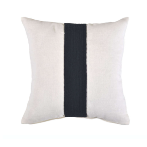 Everhome™ Tuxedo Stripe Linen Square Throw Pillow