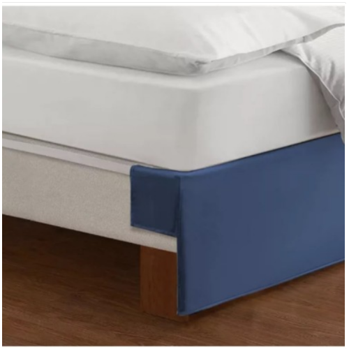 Nestwell™ 15-Inch King Wraparound Bed Skirt in Medium Blue