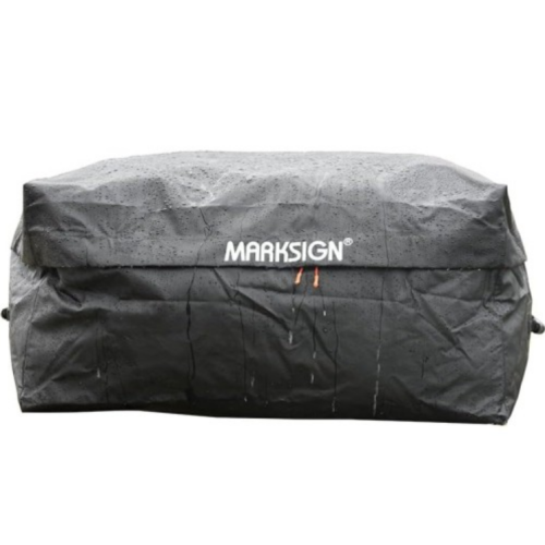 MARKSIGN 100% Waterproof Truck Cargo Bag with Net, Fits Any Truck Size, 4 Rubber Handles, 26 Cubic Feet （51''x40''x22'', Patent Pending